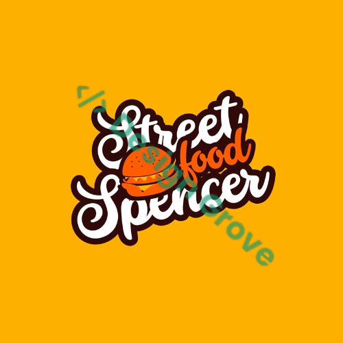 Orange Yellow Street Food logo